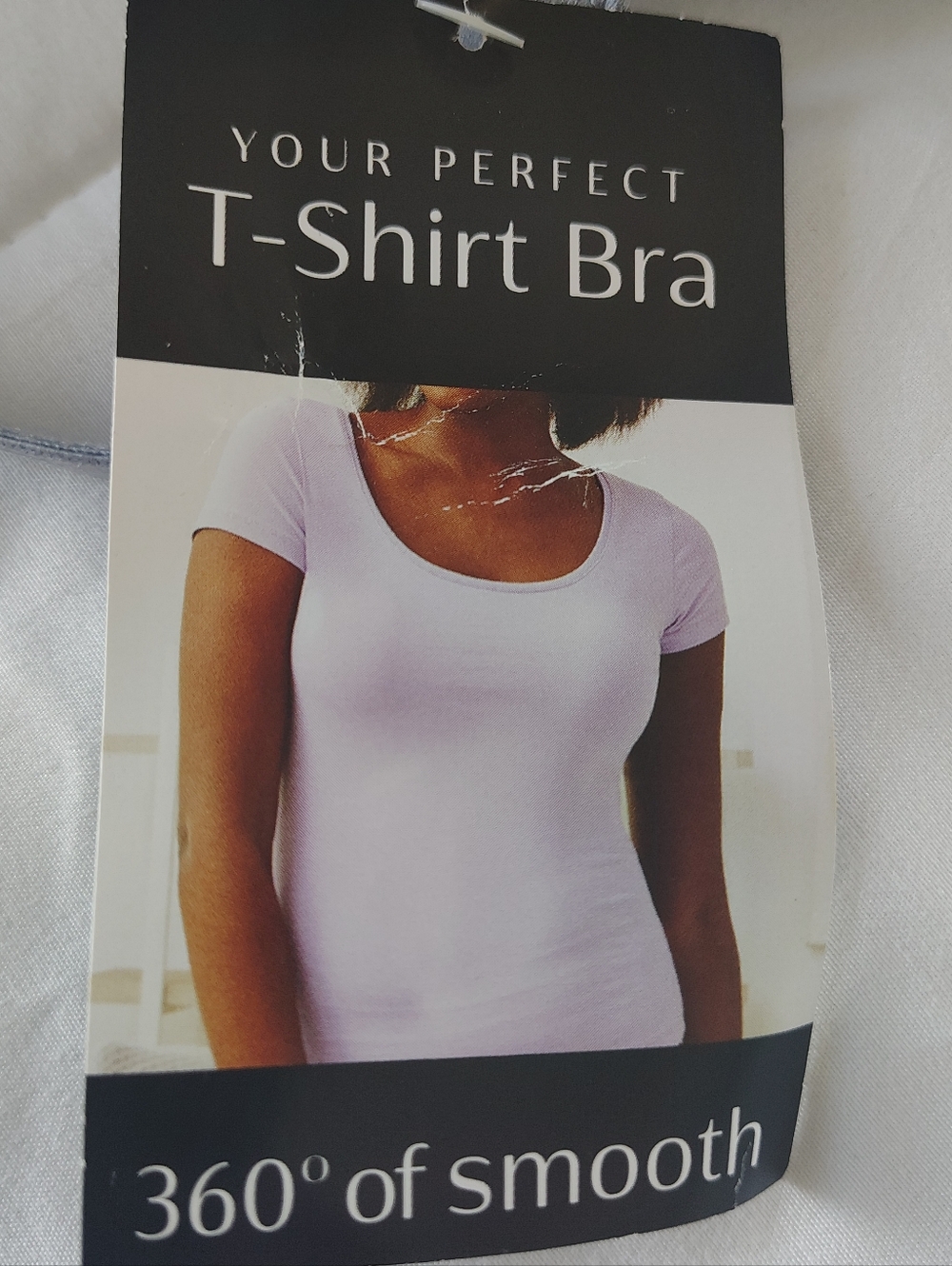 Bali T-Shirt Bra Top - Light Light Bluieh Grey Women’s T Shirt Bra 36D - Picture 3 of 9